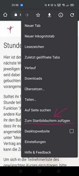 Registrieren eines Accounts auf dem Desktop