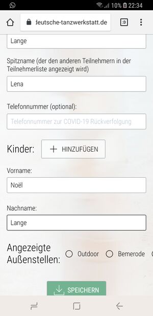 An- und Abmeldung eines Kindes