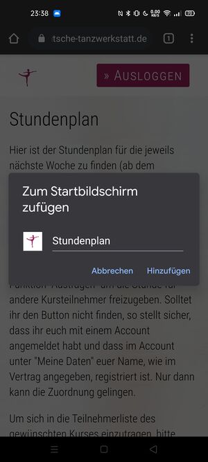 Registrieren eines Accounts auf dem Desktop